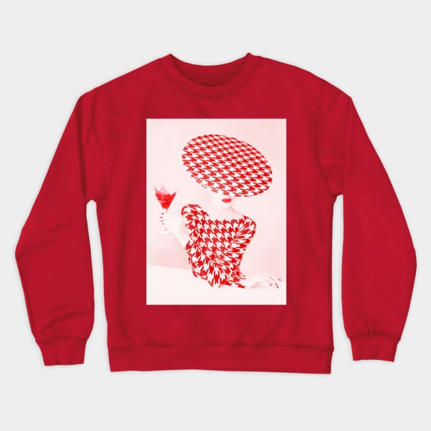 Red Crewneck Sweatshirt by Enami